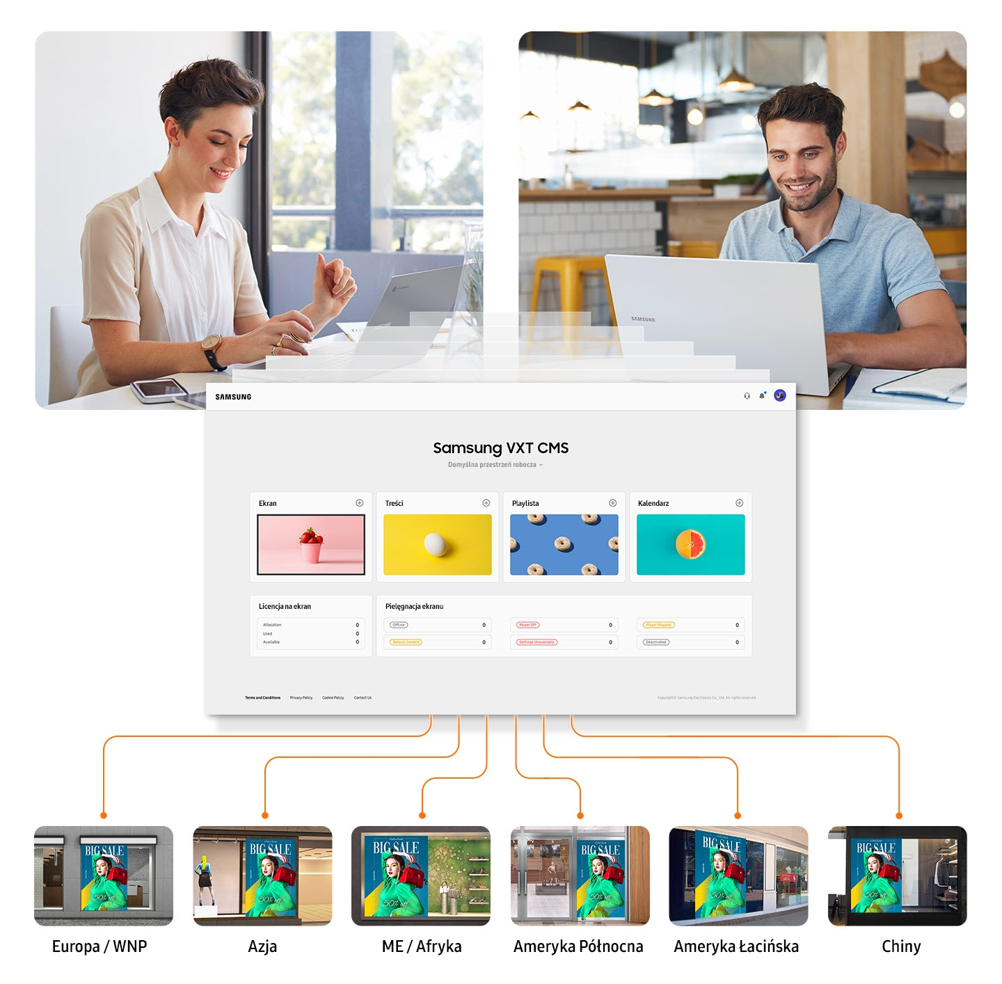 Oprogramowanie Samsung VXT CMS
